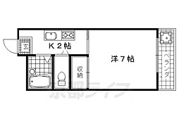 ハイムユアーズ 1Kの間取図画像