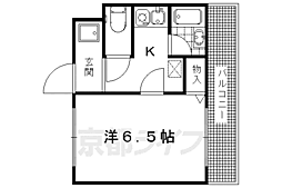 サクセス52 1Kの間取図画像