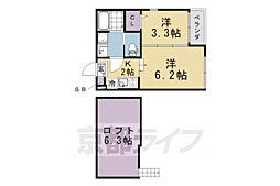 ハーモニーテラス深草佐野屋敷町 2階