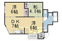 KMビル 3DKの間取図画像