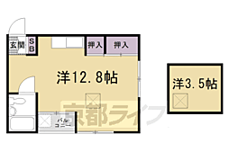 ジョインジェミニビル ワンルームの間取図画像