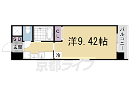 セトルはまおおつ 1Kの間取図画像