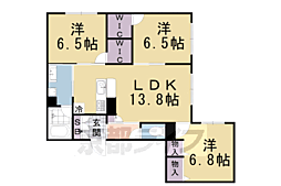 グリシーヌ御所西II 1階