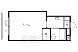 MaisonCREWSichijoji 1Kの間取図画像