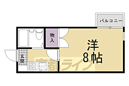 グラン・デスペランス 1Kの間取図画像