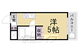 メゾン・ド・パルファン ワンルームの間取図画像