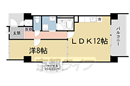 ラフィール 1LDKの間取図画像