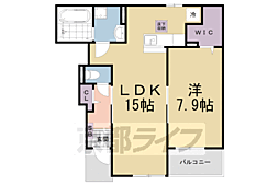 プリマヴェール 1LDKの間取図画像