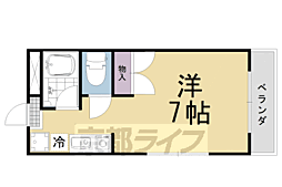 グロリアハイツ 1Kの間取図画像