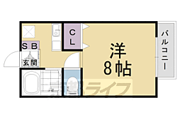 スプラウト 1Kの間取図画像
