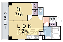 メゾンドココ 1LDKの間取図画像