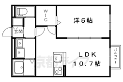 ユイマールK 1LDKの間取図画像