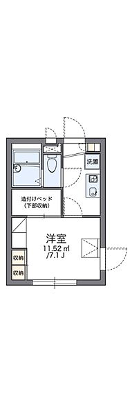 レオパレス千早 101｜東京都豊島区千早3丁目(賃貸アパート1K・1階・19.87㎡)の写真 その2