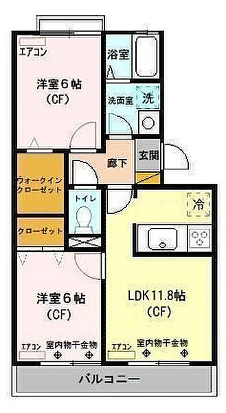 埼玉県さいたま市南区大字大谷口(賃貸アパート3DK・3階・56.00㎡)の写真 その2