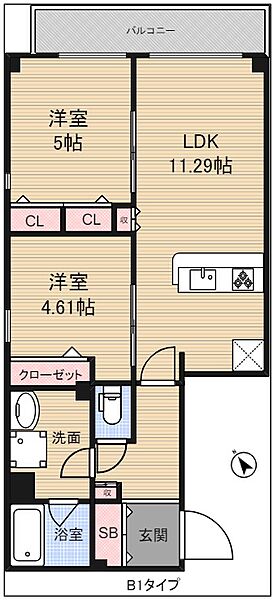 アーバンパーク東日暮里 503｜東京都荒川区東日暮里4丁目(賃貸マンション2LDK・5階・50.12㎡)の写真 その2