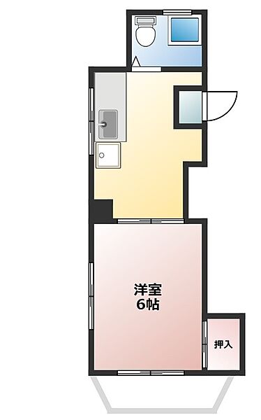 大塚梅田マンション 301｜東京都文京区大塚5丁目(賃貸マンション1K・3階・21.40㎡)の写真 その2