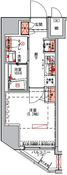 ハーモニーレジデンス山手大塚002 1005｜東京都豊島区北大塚2丁目(賃貸マンション1K・10階・20.49㎡)の写真 その2