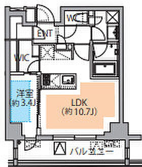 レスピール蓮根 203｜東京都板橋区坂下2丁目(賃貸マンション1LDK・2階・37.71㎡)の写真 その2