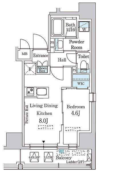 パークアクシス神田レジデンス 204｜東京都千代田区神田司町2丁目(賃貸マンション1LDK・2階・33.34㎡)の写真 その1