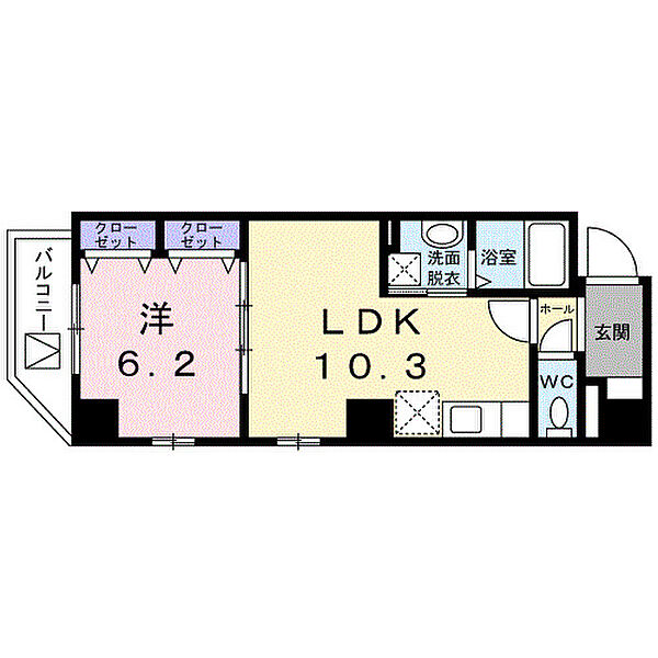 ラ・ポーズ・ゾー 201｜東京都台東区竜泉3丁目(賃貸マンション1LDK・2階・40.20㎡)の写真 その2