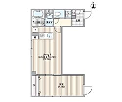 目白19号マンション 403 ｜ 東京都豊島区高田2丁目8（賃貸マンション1LDK・4階・41.00㎡） その2