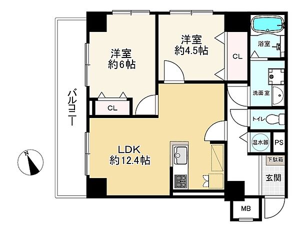 間取りを拡大表示