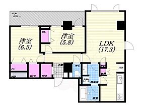 仮)さくら夙川 神楽町プロジェクト  ｜ 兵庫県西宮市神楽町（賃貸マンション2LDK・4階・70.29㎡） その2