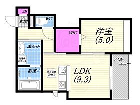 リバーサイド夙川東  ｜ 兵庫県西宮市川東町（賃貸アパート1LDK・2階・40.08㎡） その2