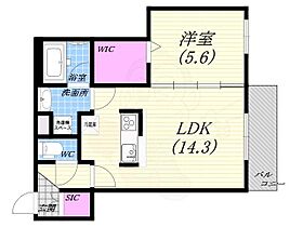 シャーメゾン岡本北  ｜ 兵庫県神戸市東灘区岡本５丁目（賃貸マンション1LDK・1階・47.82㎡） その2