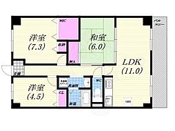 間取図画像 3LDK