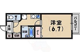 イースト夙川  ｜ 兵庫県西宮市宮西町（賃貸アパート1K・1階・22.35㎡） その2