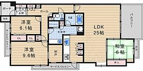 名次町ロジュマン  ｜ 兵庫県西宮市名次町（賃貸マンション3LDK・1階・120.04㎡） その2