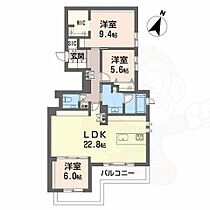 アゼリア　ベガ　芦屋業平町  ｜ 兵庫県芦屋市業平町（賃貸マンション3LDK・3階・101.44㎡） その2