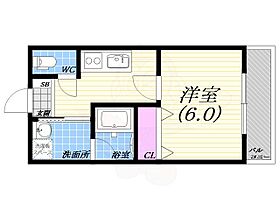 CoLaBo甲子園West  ｜ 兵庫県西宮市今津久寿川町（賃貸アパート1K・1階・26.00㎡） その2