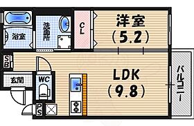 エメラルドオーシャン西宮  ｜ 兵庫県西宮市今津曙町（賃貸マンション1LDK・1階・35.31㎡） その2