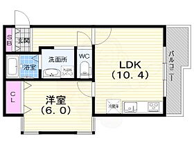 コート神楽1  ｜ 兵庫県西宮市神楽町（賃貸マンション1LDK・1階・44.00㎡） その2