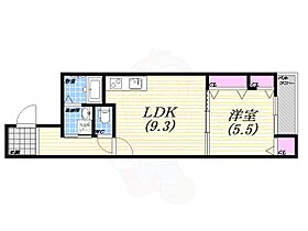 フジパレス西宮鳴尾  ｜ 兵庫県西宮市上鳴尾町（賃貸アパート1LDK・1階・40.15㎡） その2