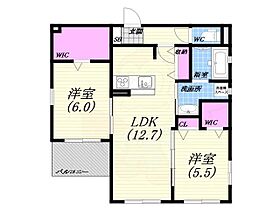 兵庫県芦屋市三条町（賃貸マンション2LDK・1階・64.04㎡） その2