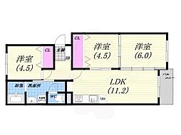 間取図画像 3LDK