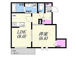 間取図画像 1LDK