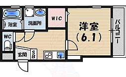 リブレメゾン香櫨園 1Kの間取図画像