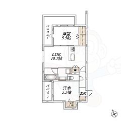 物件の間取り