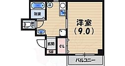 FORUM-西宮・平松町 1Kの間取図画像