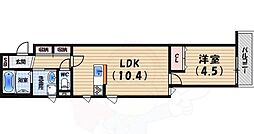 PRIMOVITA 1LDKの間取図画像