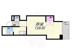 戎グリーンハイツ 1Kの間取図画像
