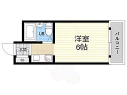 アニバーサリー40th 1Kの間取図画像