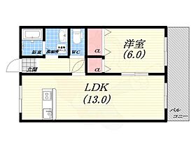 メゾン宮西2  ｜ 兵庫県西宮市宮西町（賃貸アパート1LDK・1階・42.50㎡） その2