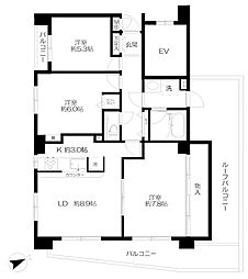 間取図画像 3LDK
