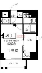 GRANSITE千代田水道橋 4階1LDKの間取り