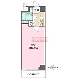 藤和半蔵門コープ 1Kの間取図画像